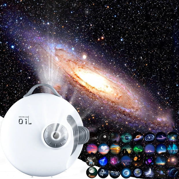 32 in 1 Galaxy Planetarium Projector Starry Sky Night Light with Bluetooth Music Star Projector LED Lamp for Kids Bedroom Decor
